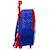 Sac à dos à roulettes garçon avengers imprimé 3d Bleu / rouge / blanc 3 - vertbaudet enfant 