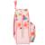 Sac à dos vaiana polyester imprimé disney Rose 3 - vertbaudet enfant 