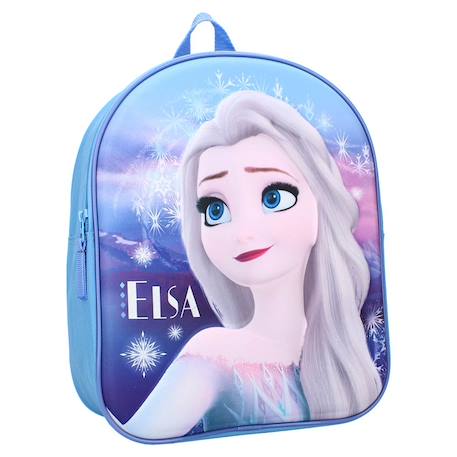 Fille-Sac à dos enfant fille la reine des neiges ii 3d elsa – paillettes – disney