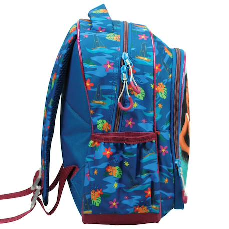 Sac à dos imprimé vaiana motif tropical synthétique gim/disney Bleu / vert / clair / bleu 2 - vertbaudet enfant 