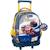 Sac à dos à roulettes moto pole position 45 cm - trolley scolaire Bleu / jaune / blanc 1 - vertbaudet enfant 