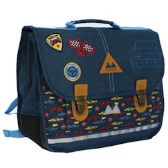 Cartable poids plume confettis 38 cm haut de gamme (voiture)  - vertbaudet enfant