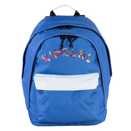 Sac à dos rip curl à sequins double dome 42 cm – 2 compartiments zip Bleu 2 - vertbaudet enfant 