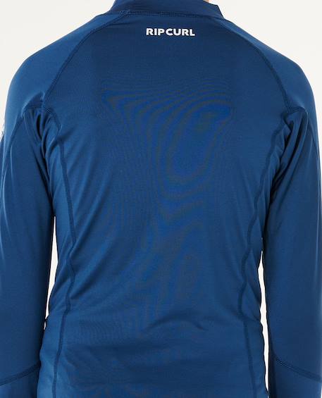 T-shirt anti-uv waves upf manches longues enfant Light navy+Vitamin c 5 - vertbaudet enfant 