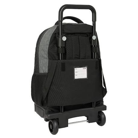 Sac à dos trolley blackfit8 old school avec sac amovible 45 cm Gris / noir 3 - vertbaudet enfant 