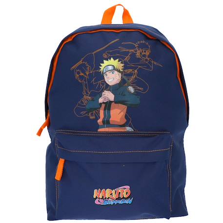 Sac à dos scolaire naruto shippuden 43 cm Bleu marine 2 - vertbaudet enfant 