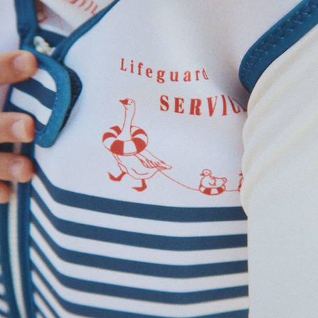 Gilet de natation hollis marin stripes (2-3 ans) Bleu, blanc 5 - vertbaudet enfant 