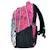 Sac à dos scolaire hallmark motif zèbre 48 cm Noir / rose / bleu 4 - vertbaudet enfant 