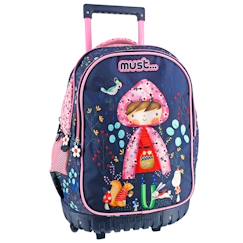 Sac à dos à roulettes hello rain must 45 cm trolley  - vertbaudet enfant