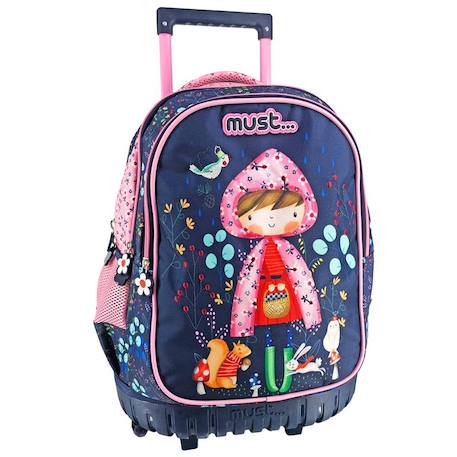 Garçon-Accessoires-Cartable, trousse-Sac à dos à roulettes hello rain must 45 cm trolley