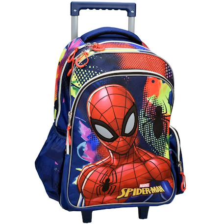 Sac à dos trolley polyester motif spider-man spiderman Bleu 1 - vertbaudet enfant 