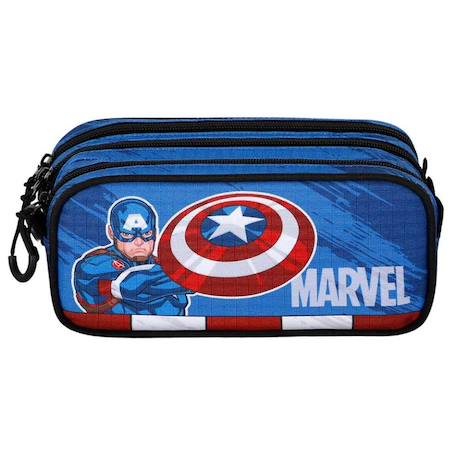 Trousse captain america 22 cm - 3 cpt Multicolore 3 - vertbaudet enfant 