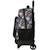 Trolley scolaire garçon avengers assemble avec sac amovible 45 cm Noir / multicolore 2 - vertbaudet enfant 
