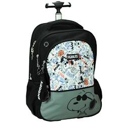 Sac à roulettes snoopy peanuts 48 cm  - vertbaudet enfant