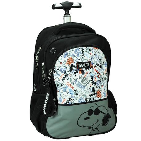 Garçon-Accessoires-Cartable, trousse-Sac à roulettes snoopy peanuts 48 cm