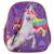 Sac à dos maternelle 3d licorne unicorn academy Bleu / violet / gris 1 - vertbaudet enfant 