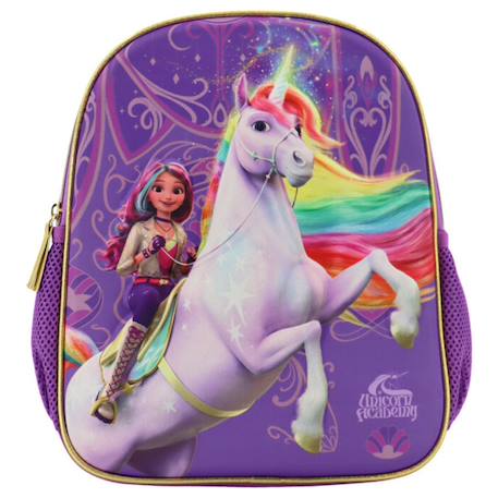 Fille-Sac à dos maternelle fille 3d licorne unicorn academy