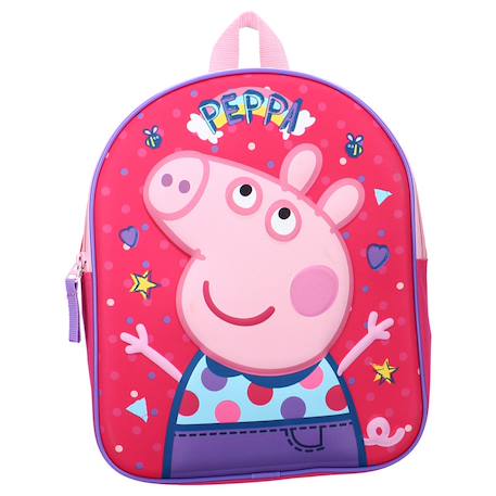 Sac à dos maternelle peppa pig friends 3d 32 cm Multicolore 4 - vertbaudet enfant 