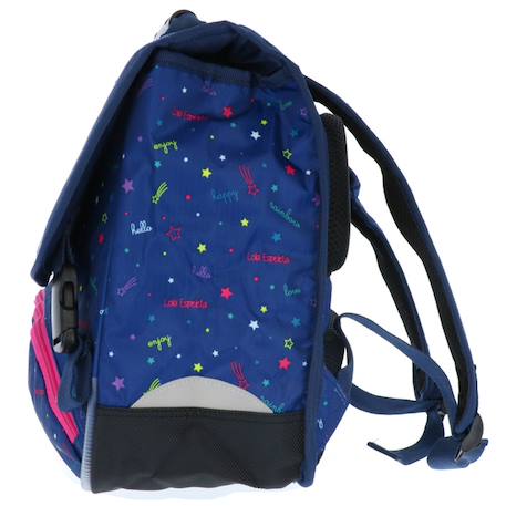 Cartable scolaire fille polyester motif étoiles lola espeleta 38 cm Bleu / rose 3 - vertbaudet enfant 