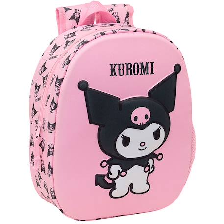 Sac à dos préscolaire fille 3d kuromi moulé Rose 1 - vertbaudet enfant 