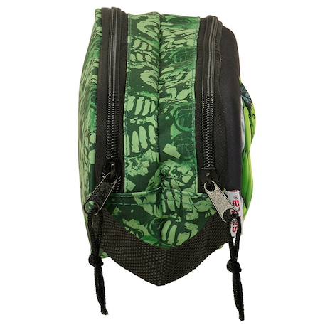Trousse scolaire avengers safta hulk 3d en textile Noir / vert 2 - vertbaudet enfant 