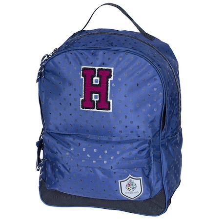 Sac à dos harry potter poudlard avec 2 compartiments 42 cm Bleu / bordeaux 1 - vertbaudet enfant 