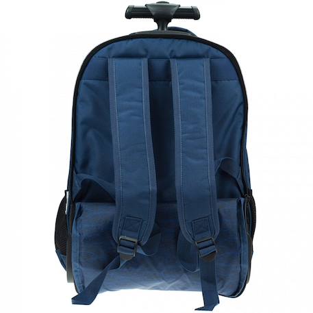 Cartable à roulettes garçon imprimé league of legends yasuo textile Bleu marine 2 - vertbaudet enfant 