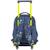Sac à dos garçon avec roulettes 3 compartiments game over 45 cm Bleu / jaune / noir 2 - vertbaudet enfant 