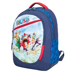 Sac à dos one piece 3 compartiments 1 poche avant 23 l - la plume dorée  - vertbaudet enfant