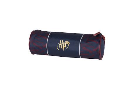 Harry potter - trousse scolaire ronde quidditch - bleu/bordeaux - 2 compartiments Bleu 1 - vertbaudet enfant 