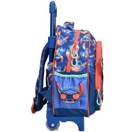 Sac à dos à roulettes enfant fille - stitch - disney Multicolore 3 - vertbaudet enfant 