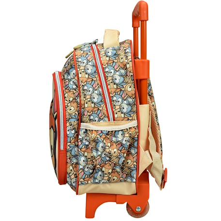 Sac à dos à roulettes bambi disney 30 cm trolley maternelle Multicolore 3 - vertbaudet enfant 