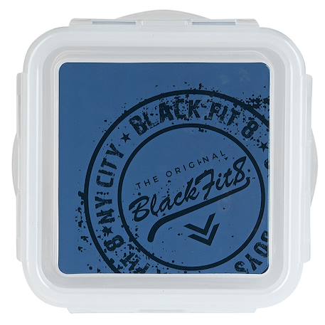 Boîte repas en pvc avec couvercle - compartiment à pression Bleu 2 - vertbaudet enfant 