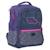 Sac à dos fille 43 cm graffiti avec poches zippées réfléchissantes kip Violet foncé 1 - vertbaudet enfant 