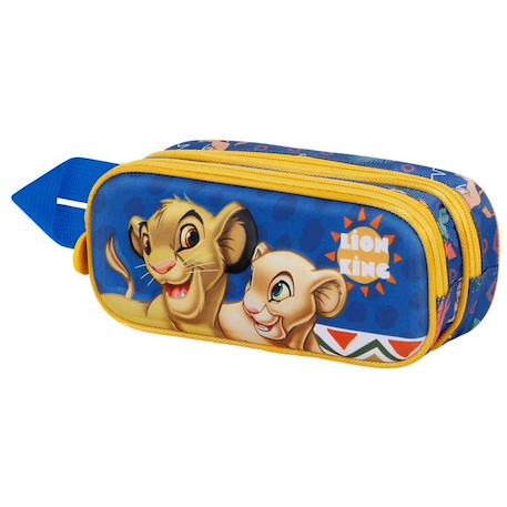 Garçon-Accessoires-Cartable, trousse-Trousse roi lion nala 3d 22 cm - 2 cpt