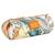 Trousse fille ronde zippée imprimé tropical 21 cm Blanc / vert / clair 1 - vertbaudet enfant 