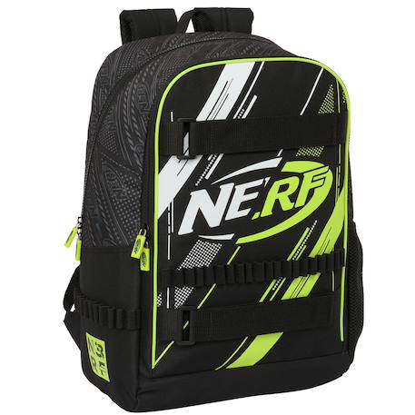Sac à dos à roulettes nerf get ready 2 compartiments Noir / bleu / marine / noir 1 - vertbaudet enfant 