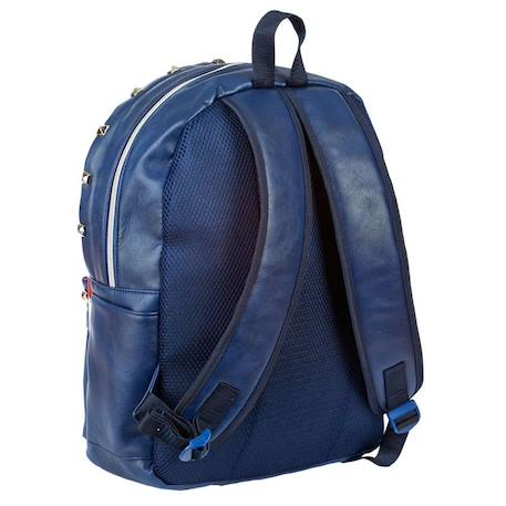 Sac à dos scolaire similicuir imprimé union jack pro-dg london beast Bleu 2 - vertbaudet enfant 