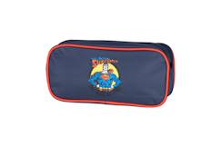 Superman - trousse scolaire enfant - garçon - bleu marine/rouge - 2 compartiments  - vertbaudet enfant