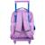 Sac à dos trolley enfants fille 45 cm - licence reine des neiges - must Multicolore 2 - vertbaudet enfant 