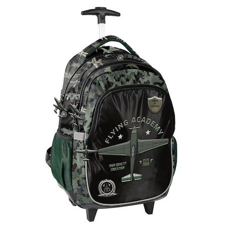 Sac à dos à roulettes air force flying academy 48 cm - cartable trolley Multicolore 1 - vertbaudet enfant 