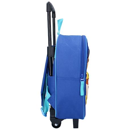Sac à roulettes maternelle garçon pat patrouille rescue pup 32 cm - trolley enfant Bleu / multicolore 4 - vertbaudet enfant 