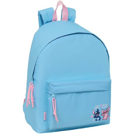 Sac à dos stitch et angel 'dont worry beach happy' 42 cm Bleu / rose 1 - vertbaudet enfant 