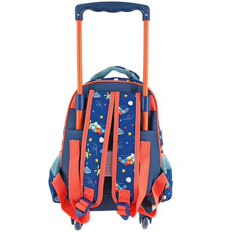 Sac à dos à roulettes must little pilot maternelle 31 cm trolley Multicolore 2 - vertbaudet enfant 