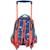 Sac à dos à roulettes must little pilot maternelle 31 cm trolley Multicolore 2 - vertbaudet enfant 