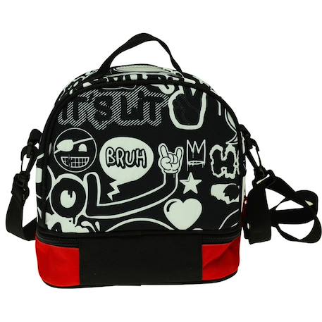 Sac gouter emoji too lit 21 cm - sac déjeuner Multicolore 2 - vertbaudet enfant 