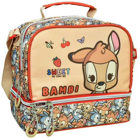 Garçon-Accessoires-Cartable, trousse-Sac goûter bambi sweet 21 cm - sac déjeuner