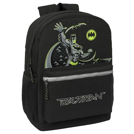 Sac à dos enfant garçon batman game over 43 cm - qualité premium Noir / jaune 1 - vertbaudet enfant 