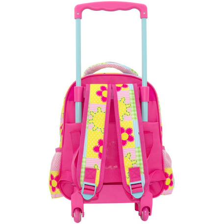 Sac à dos à roulettes maternelle fille - chiot lovely - trolley compact pratique Multicolore 2 - vertbaudet enfant 