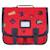 Cartable mae 41 cm 2 compartiments bandes réfléchissantes polyester recyclé Rouge 1 - vertbaudet enfant 